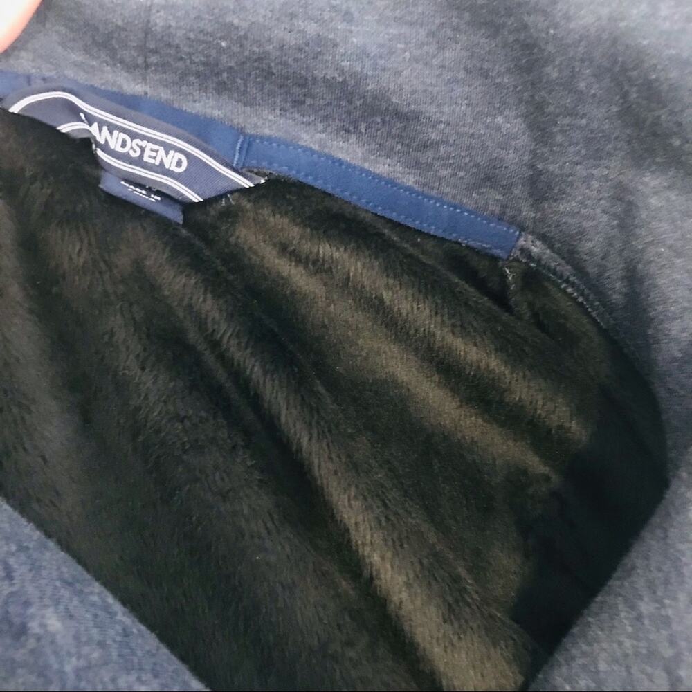 Lands End Fleece Lined Pullover - Picture 3 of 5